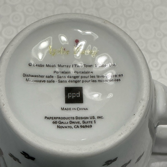 Coffee Mug with Dog Illustration by Leslie Murrey - Picture 6 of 7